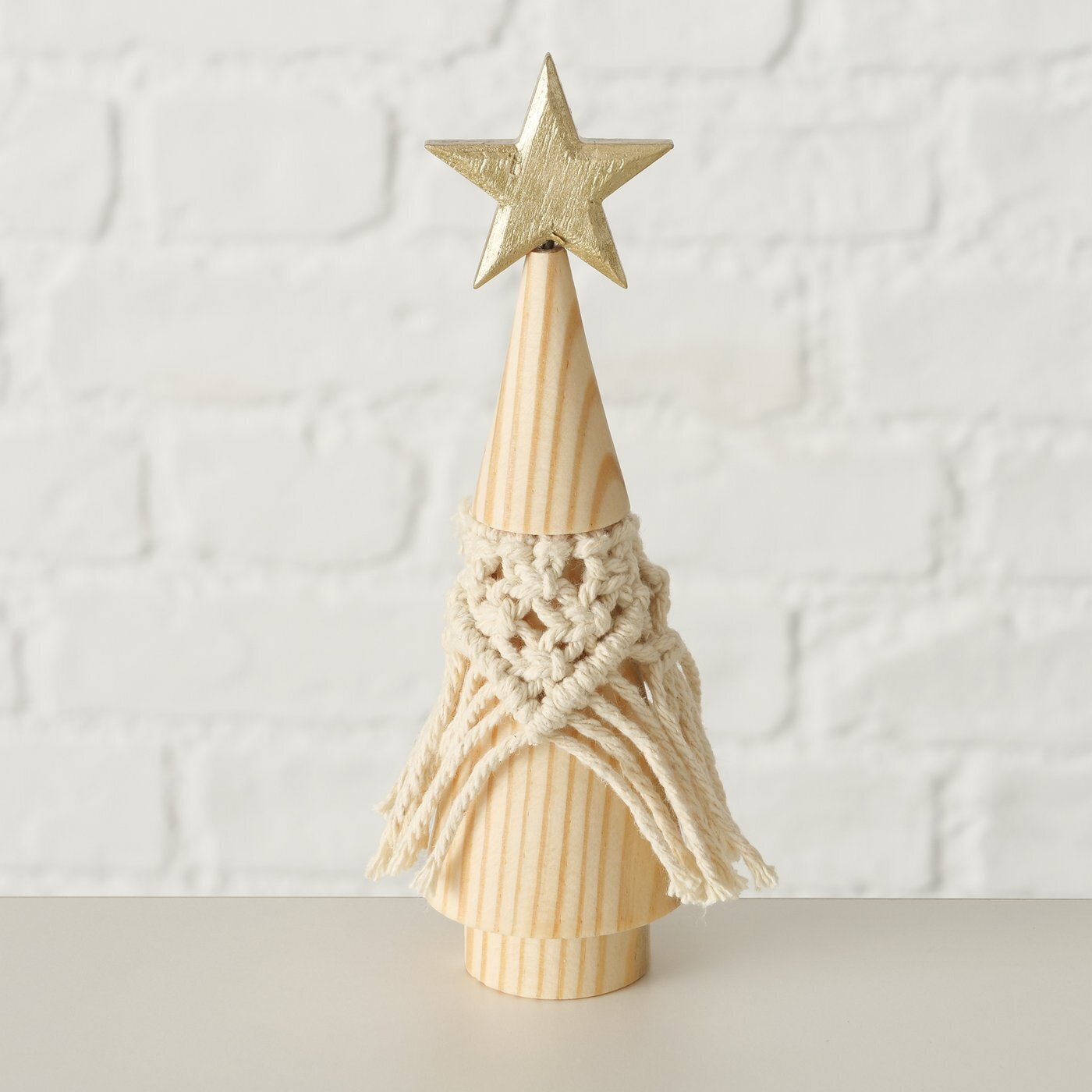 2er Set Dekoaufsteller Bohio, natur 