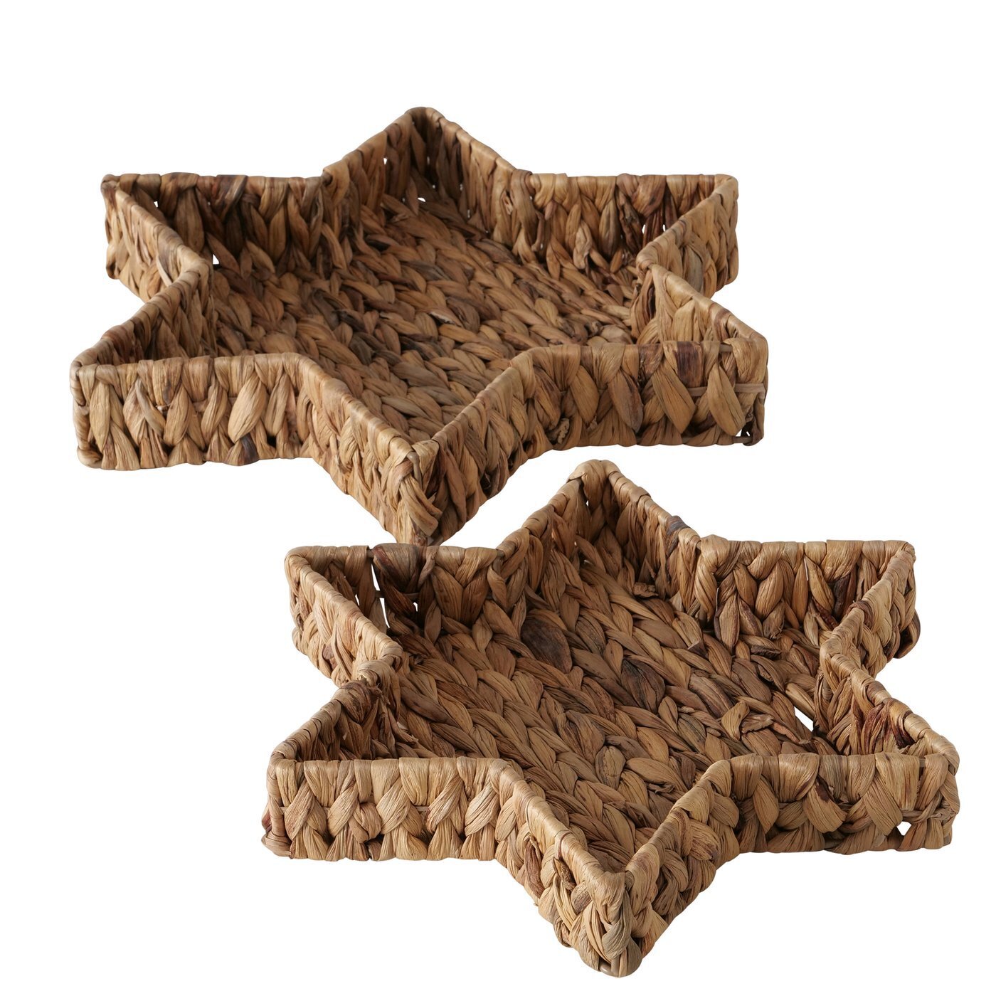 2er Set Dekotablett Karlina, natur 