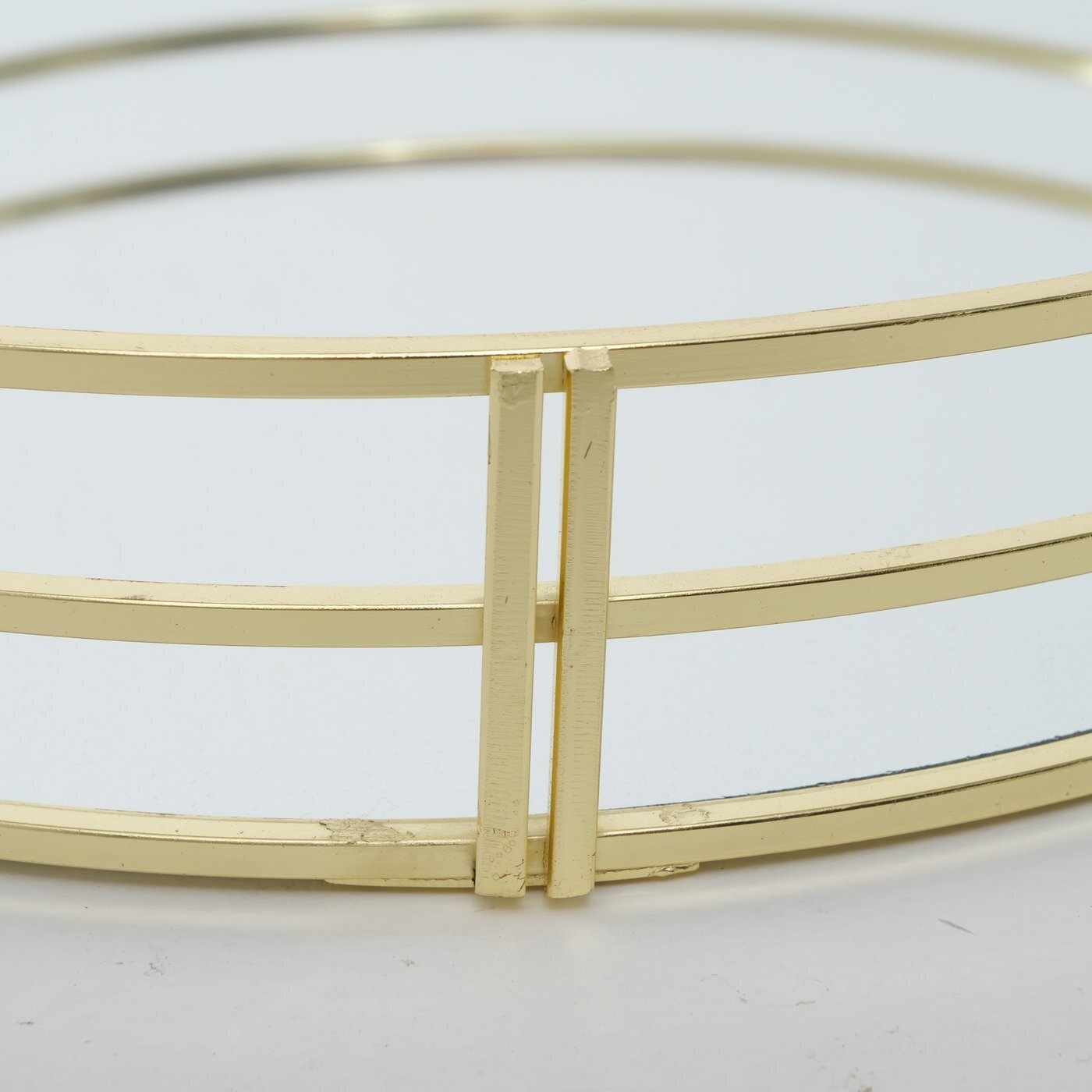 2er Set Dekotablett Sino, gold 