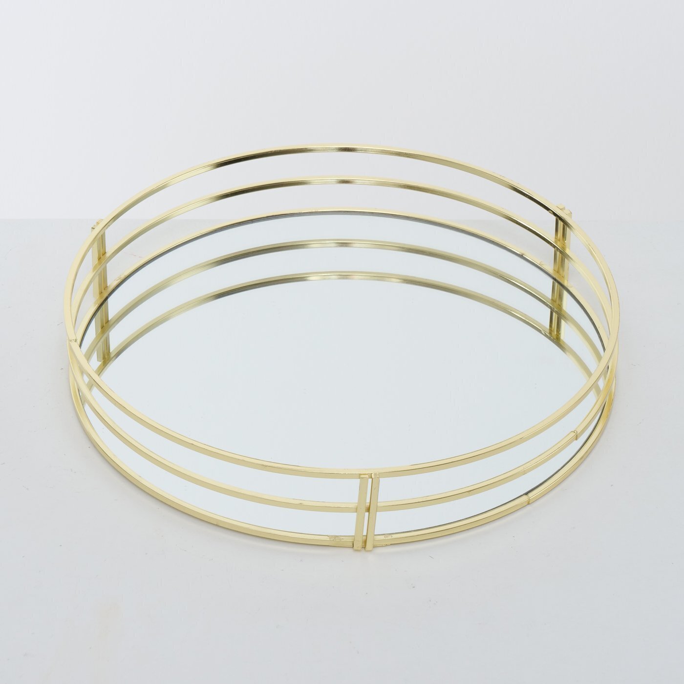 2er Set Dekotablett Sino, gold 