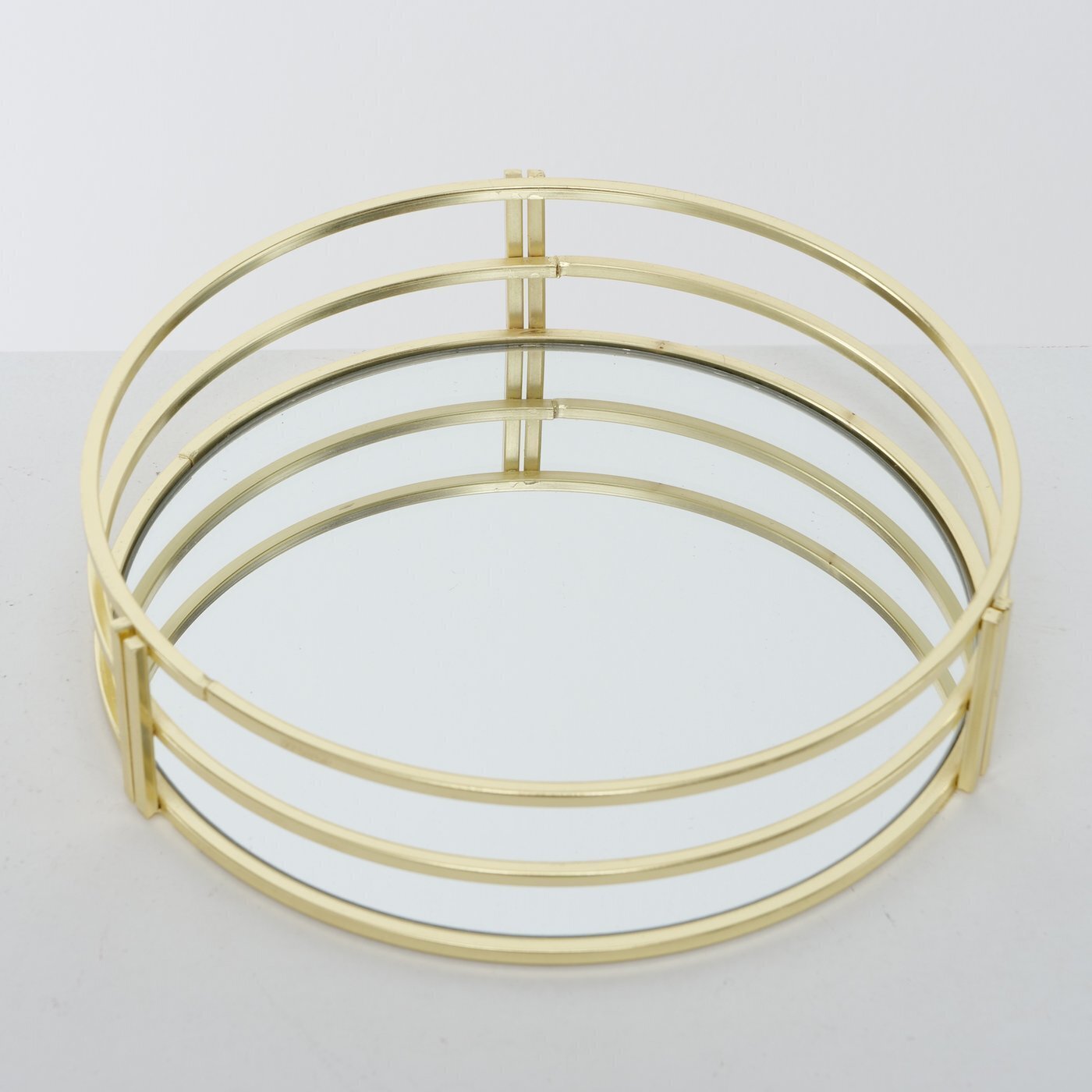 2er Set Dekotablett Sino, gold 