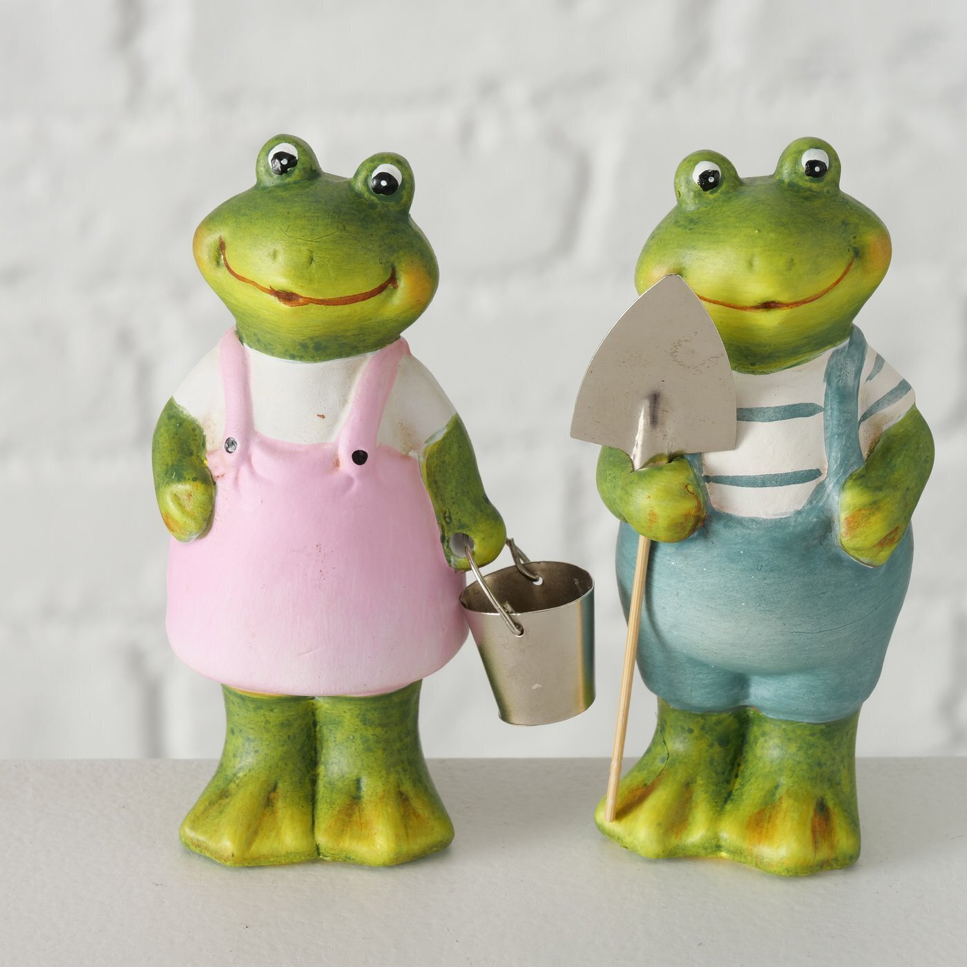 2er Set Frosch Figur Milmy, mehrfarbig 