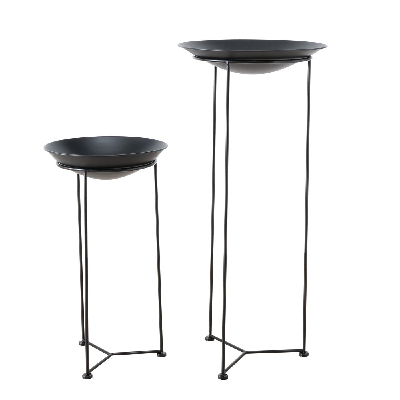 2er Set Schale Albero, schwarz 