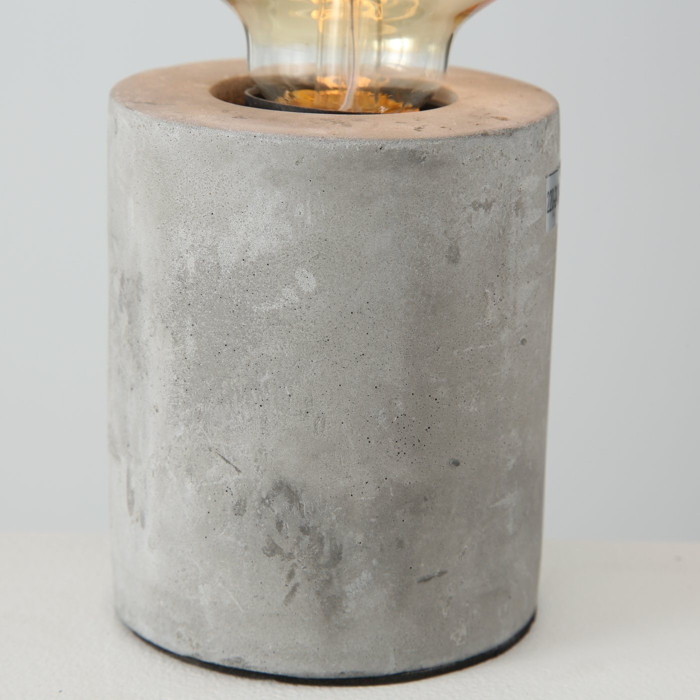 2er Set Tischleuchte Beton, grau 