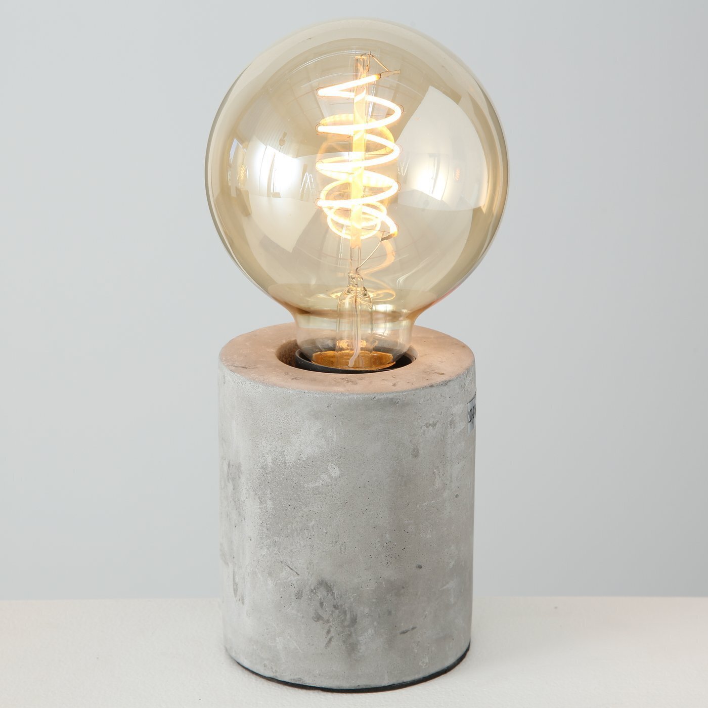 2er Set Tischleuchte Beton, grau 