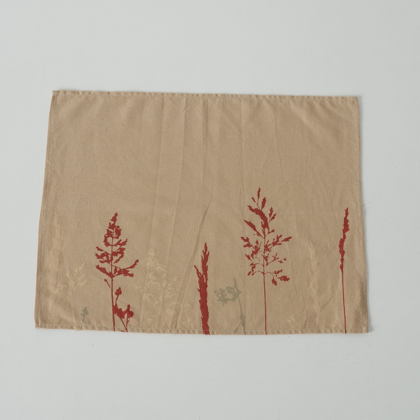 2er Set Tischset Gräser, beige 