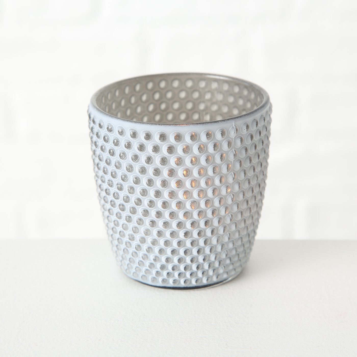 2er-Set Windlicht Patty, grau 