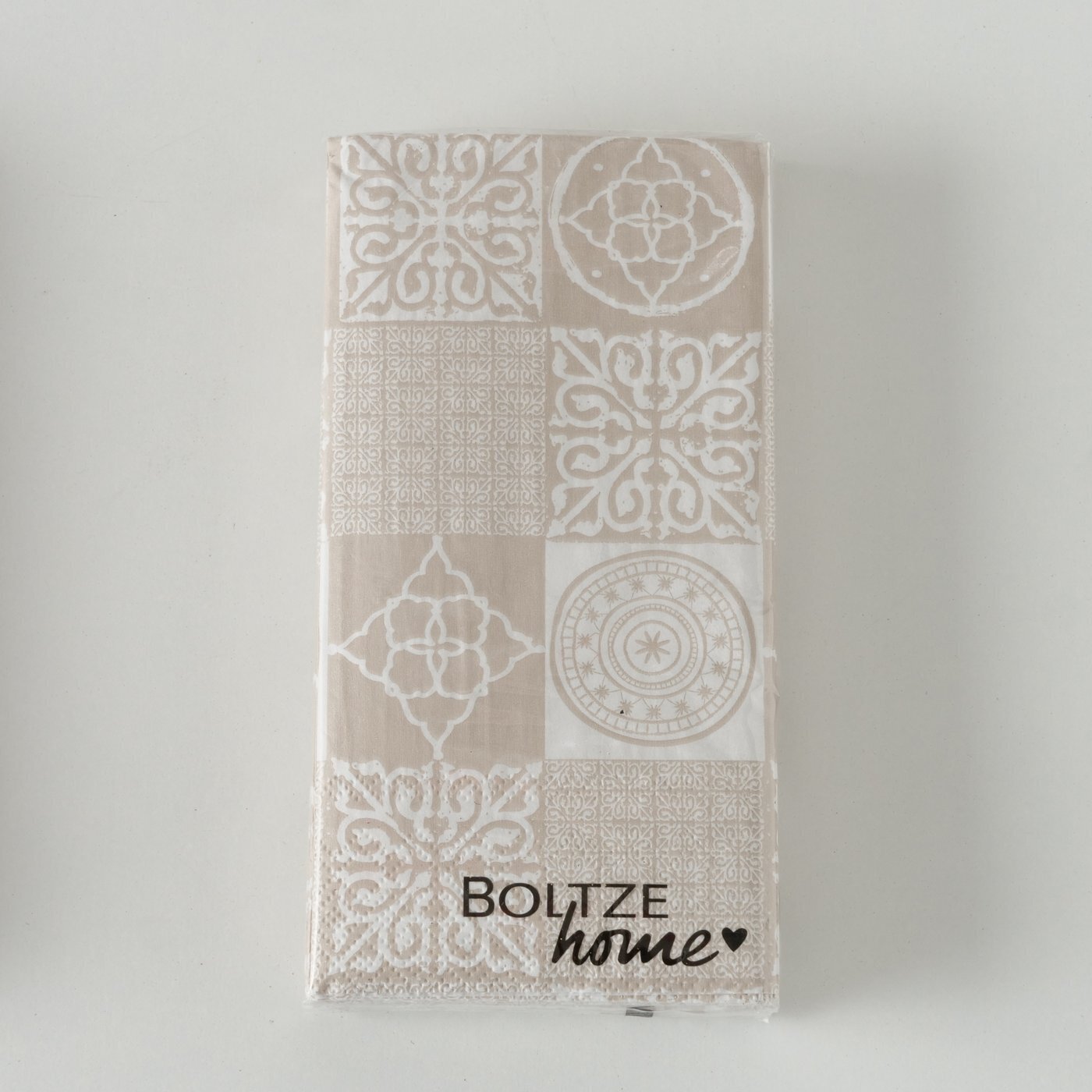 3er Set Bistroservietten Ibiza, mehrfarbig 