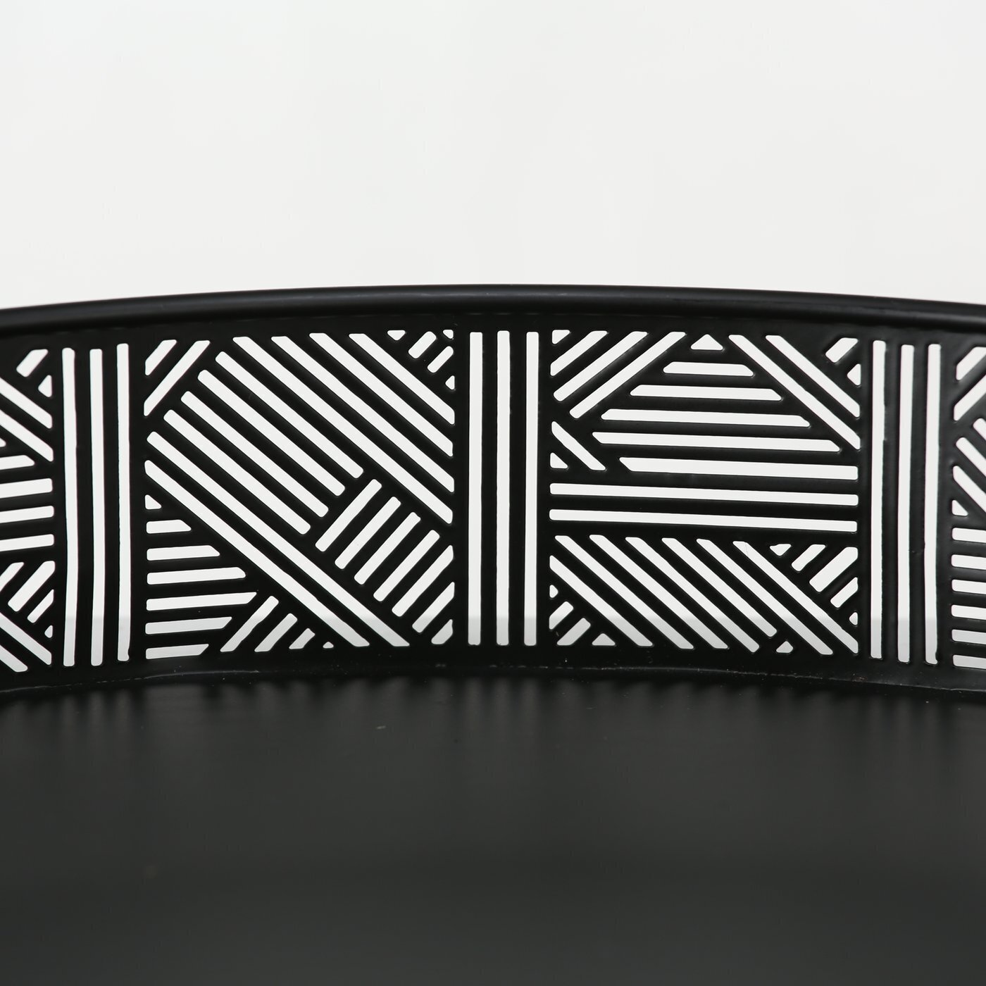 3er Set Dekotablett Solveig, schwarz 