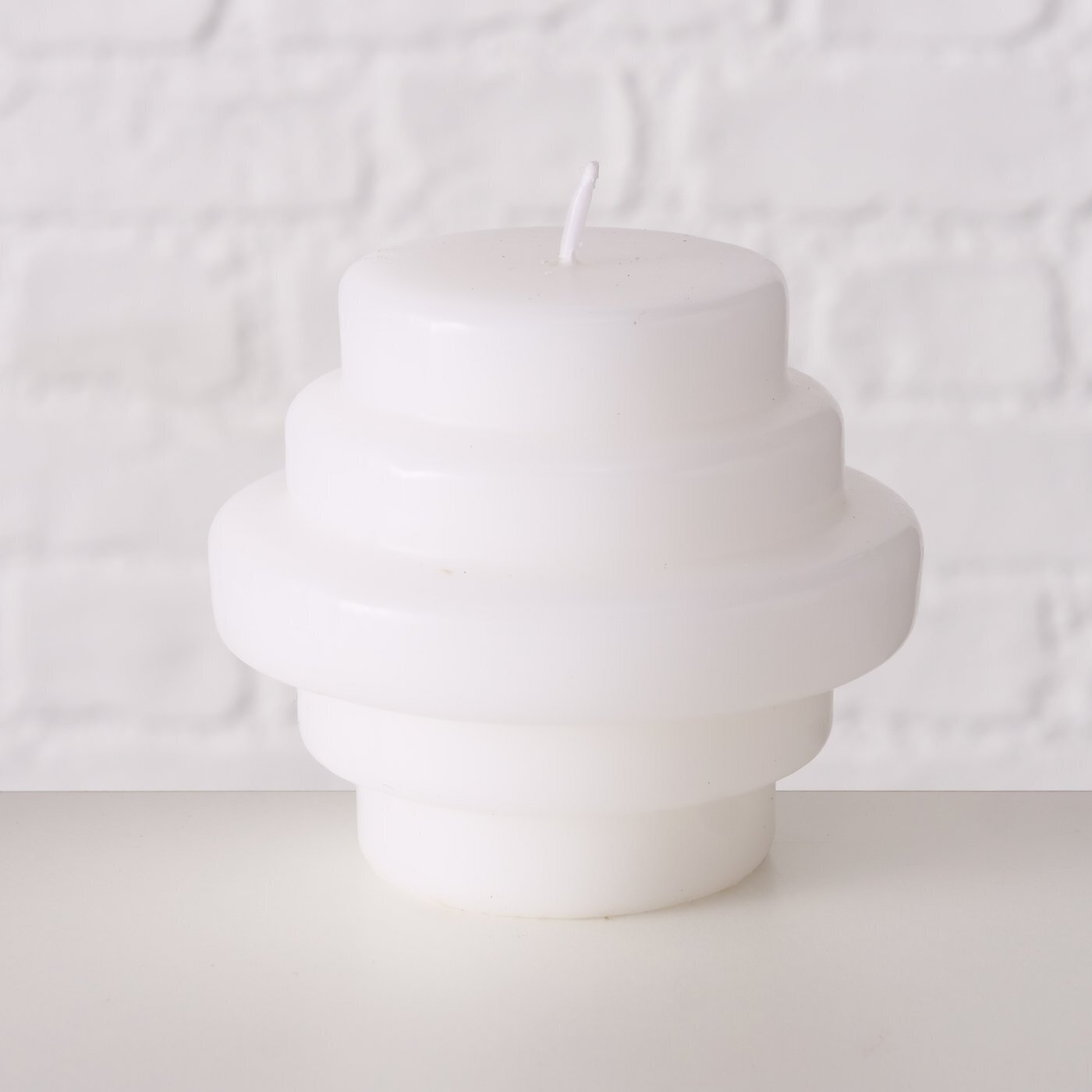 3er Set Kerze in Sonderformen, diverse Trapeca