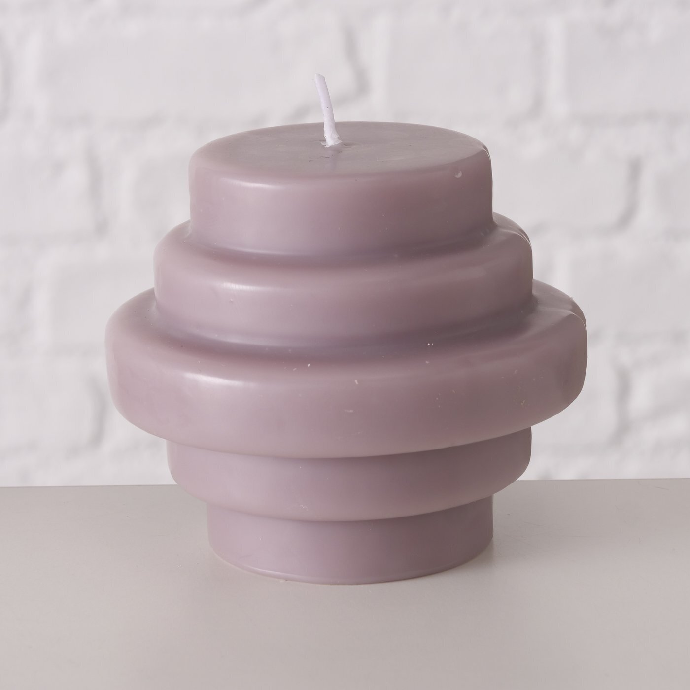 3er Set Kerze in Sonderformen, diverse Trapeca