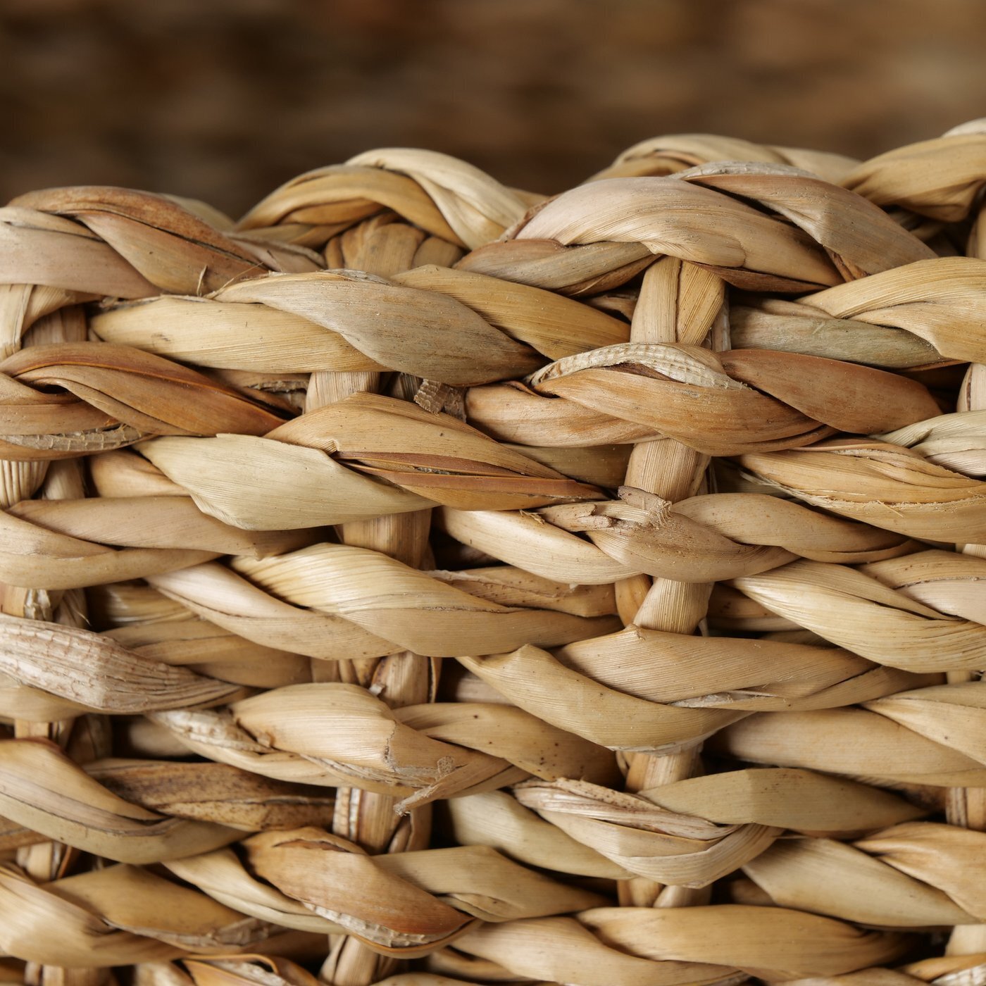 3er Set Korb Sophy aus Seegras, natur Ø30-45 x H20-30 cm