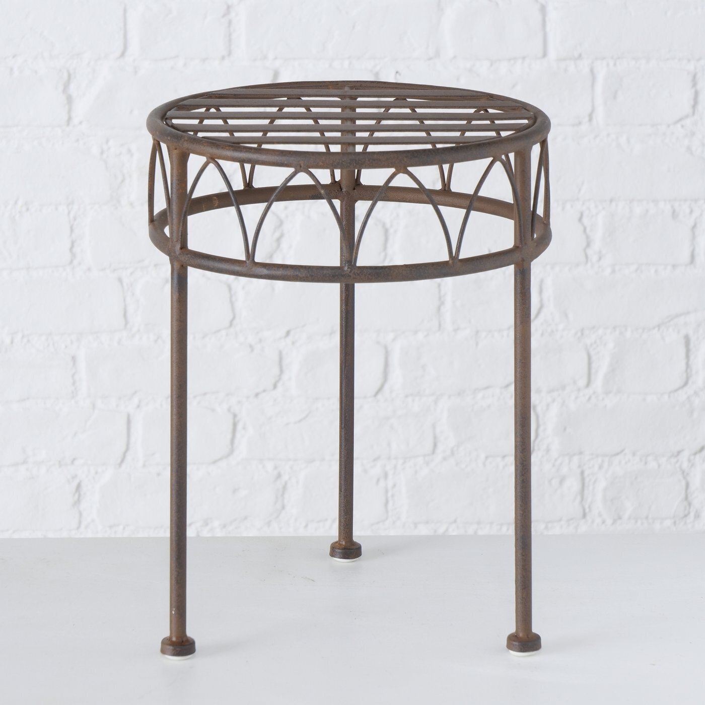 3er Set Tisch Brenda Outdoorgeeignet, braun 