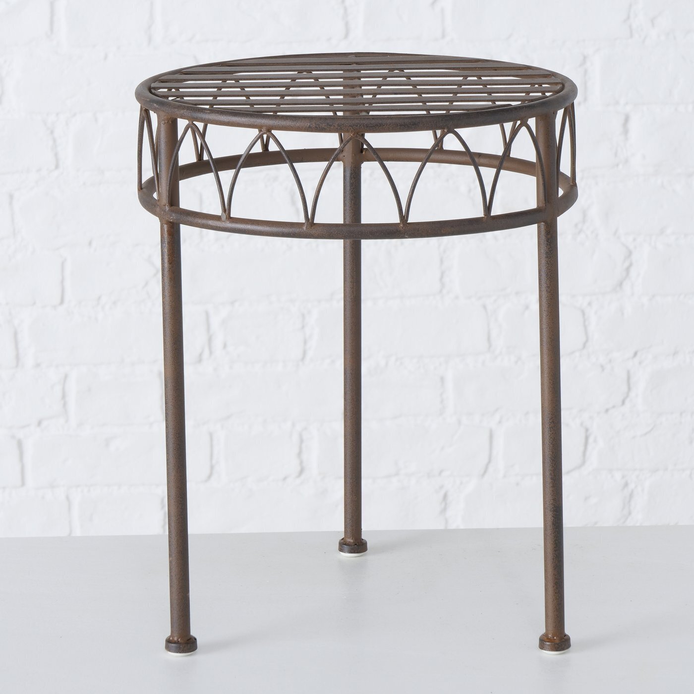 3er Set Tisch Brenda Outdoorgeeignet, braun 