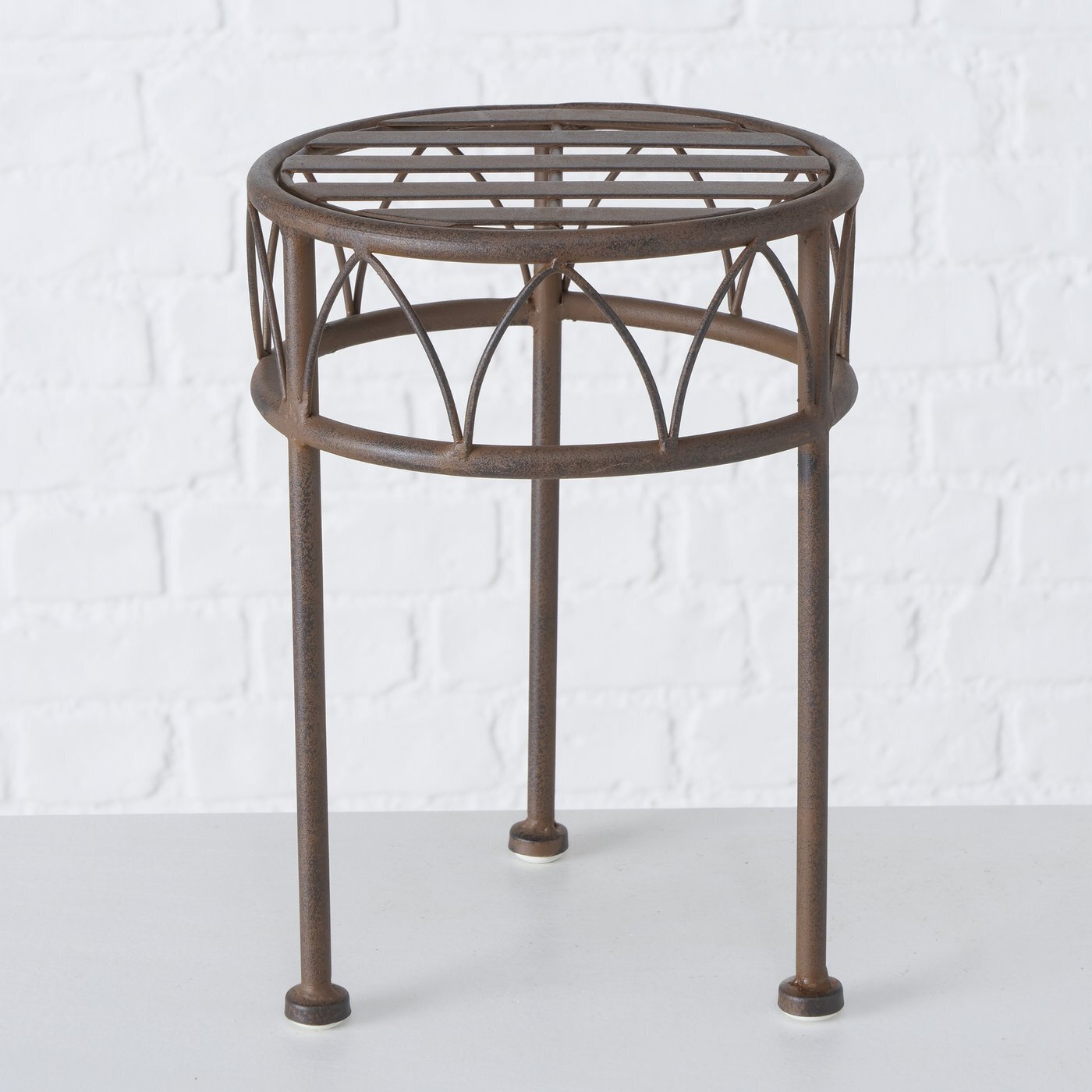 3er Set Tisch Brenda Outdoorgeeignet, braun 