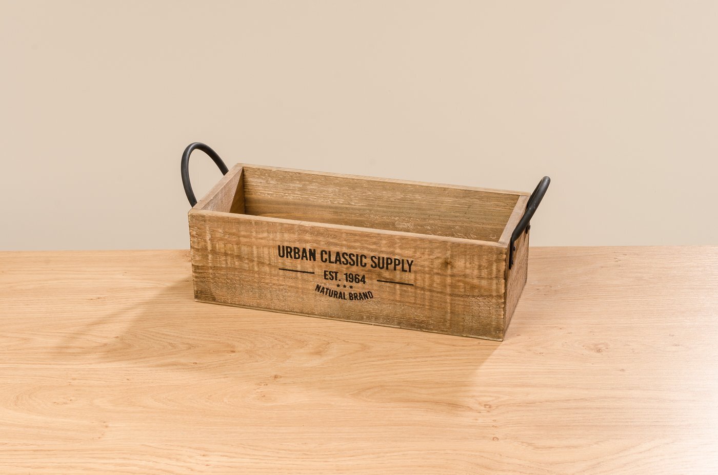 Aufbewahrungsbox Supply 2er-Set, braun 