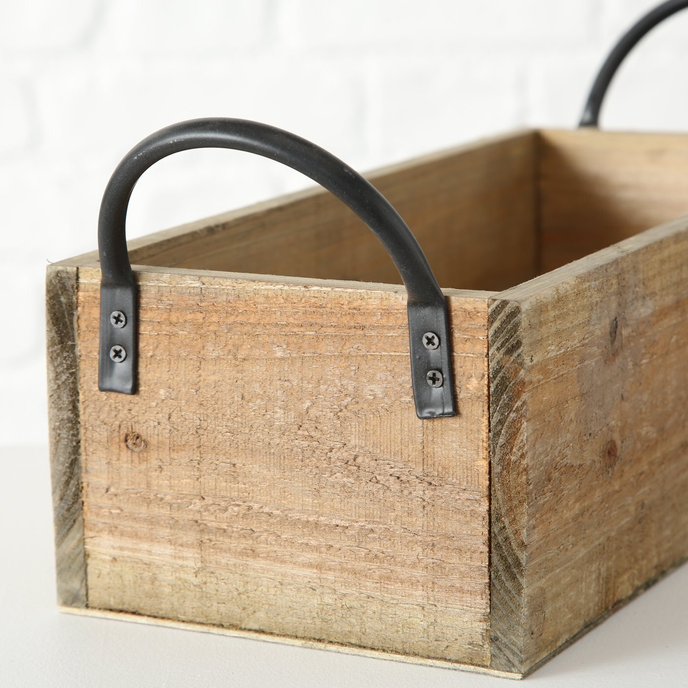 Aufbewahrungsbox Supply 2er-Set, braun 