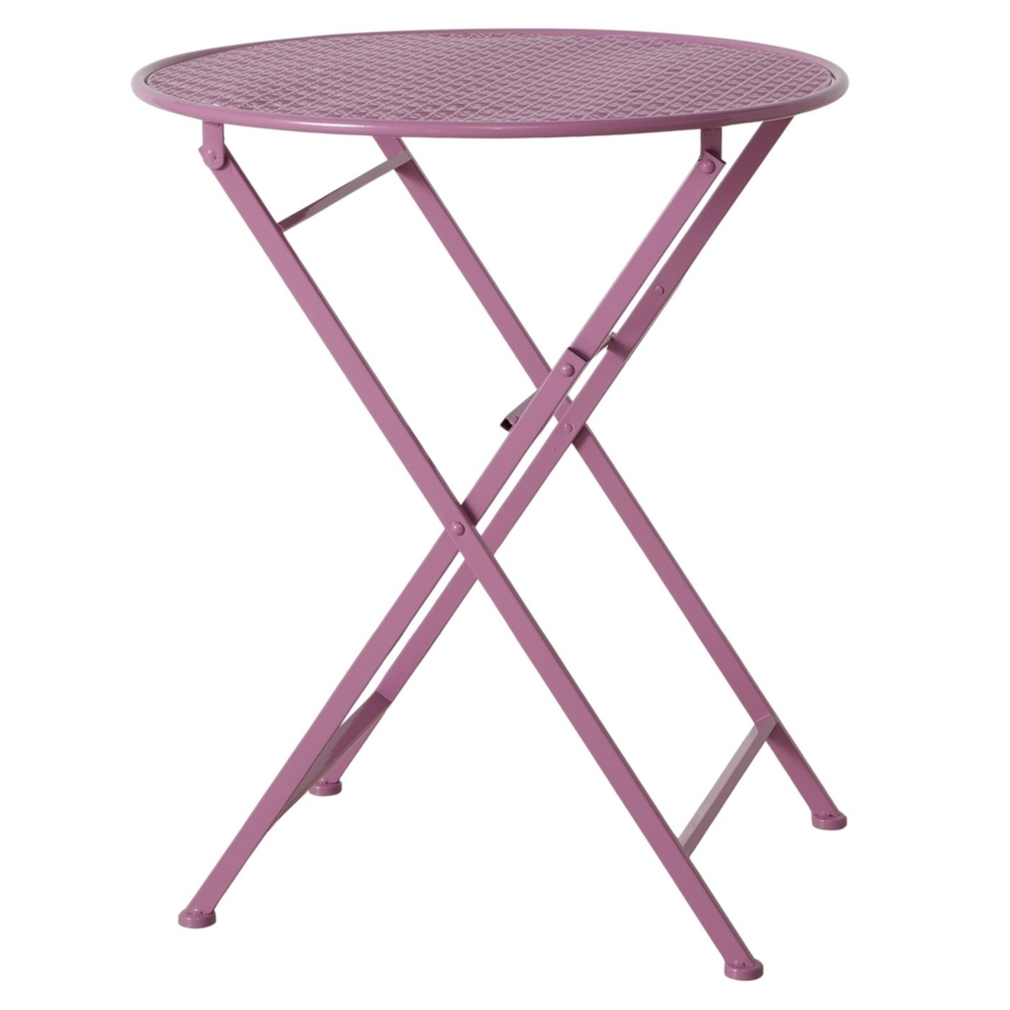 Bistro Tisch mit 2 Stühle Clarissa, violett 