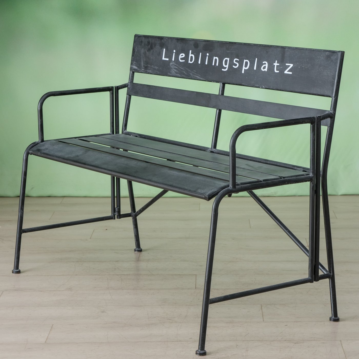 Bank Lieblingsplatz, grau 