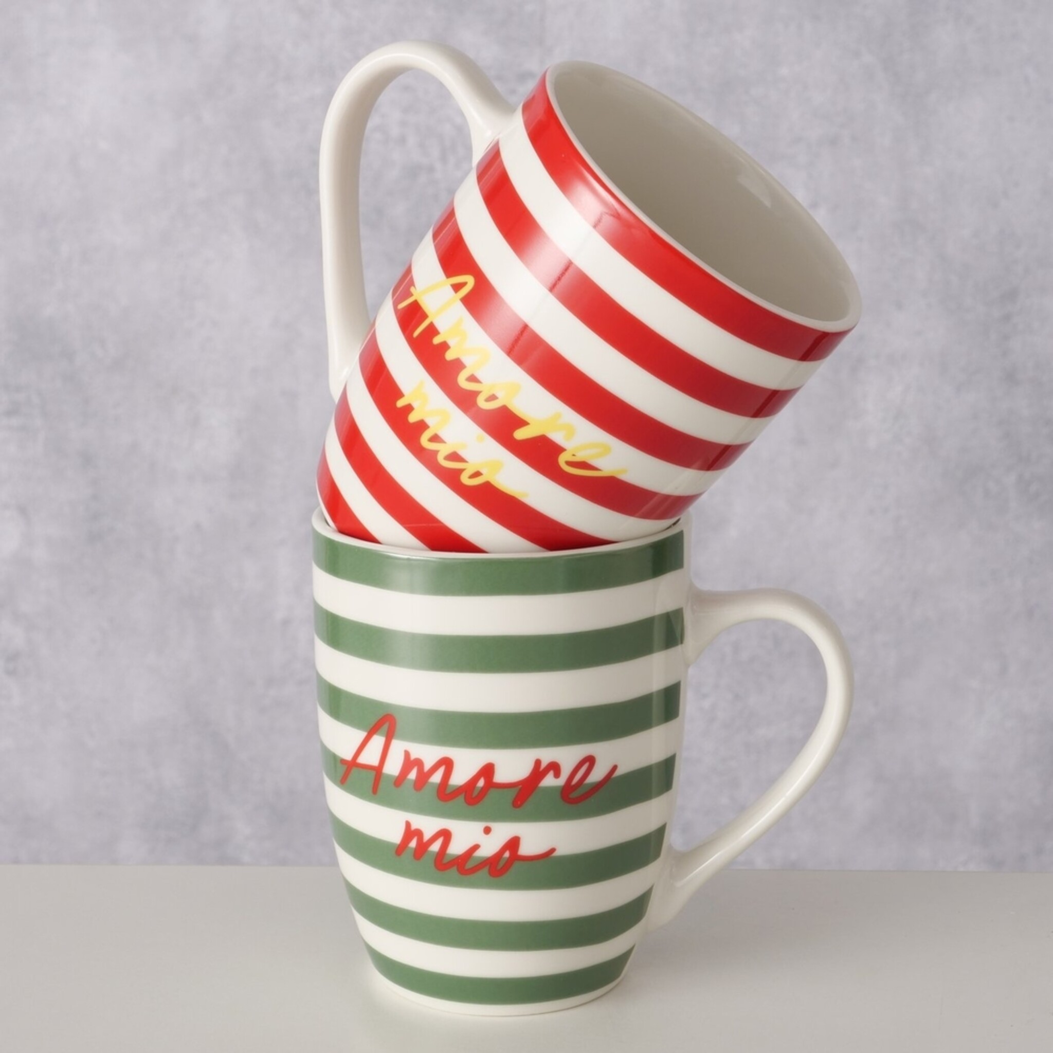 Becher Amore, 2er Set, grün 