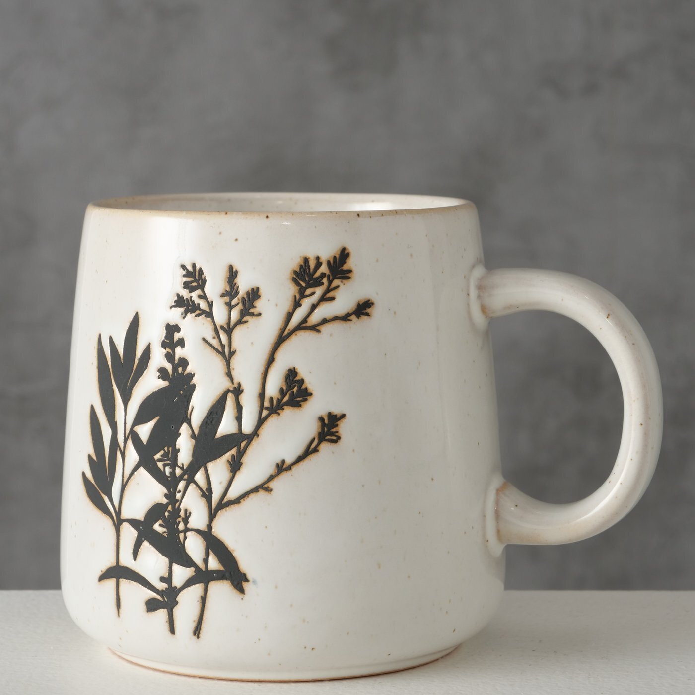 Becher Bacara, weiss 