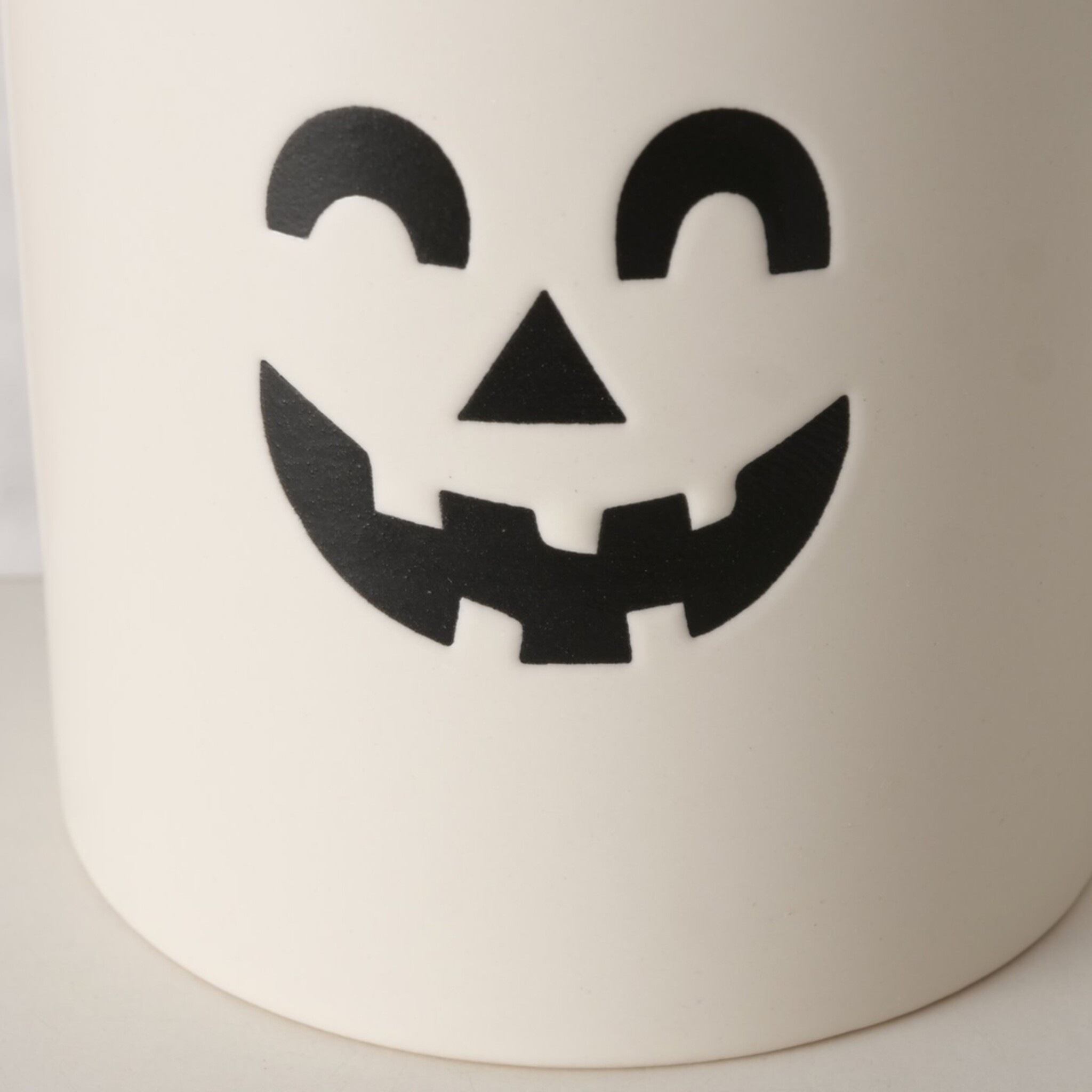 Halloween Becher Boo, 2er Set aus Keramik, weiss 