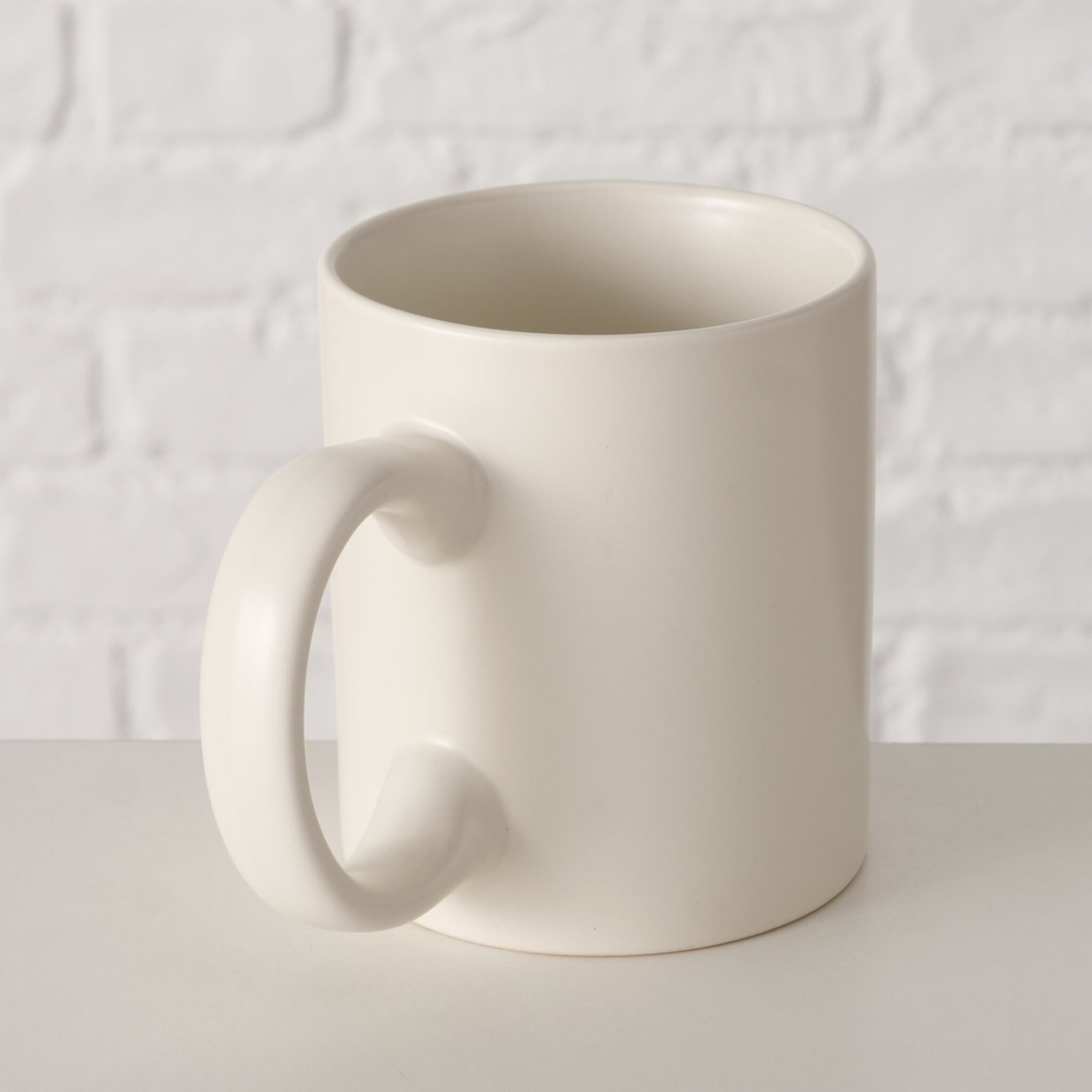 Halloween Becher Boo, 2er Set aus Keramik, weiss 