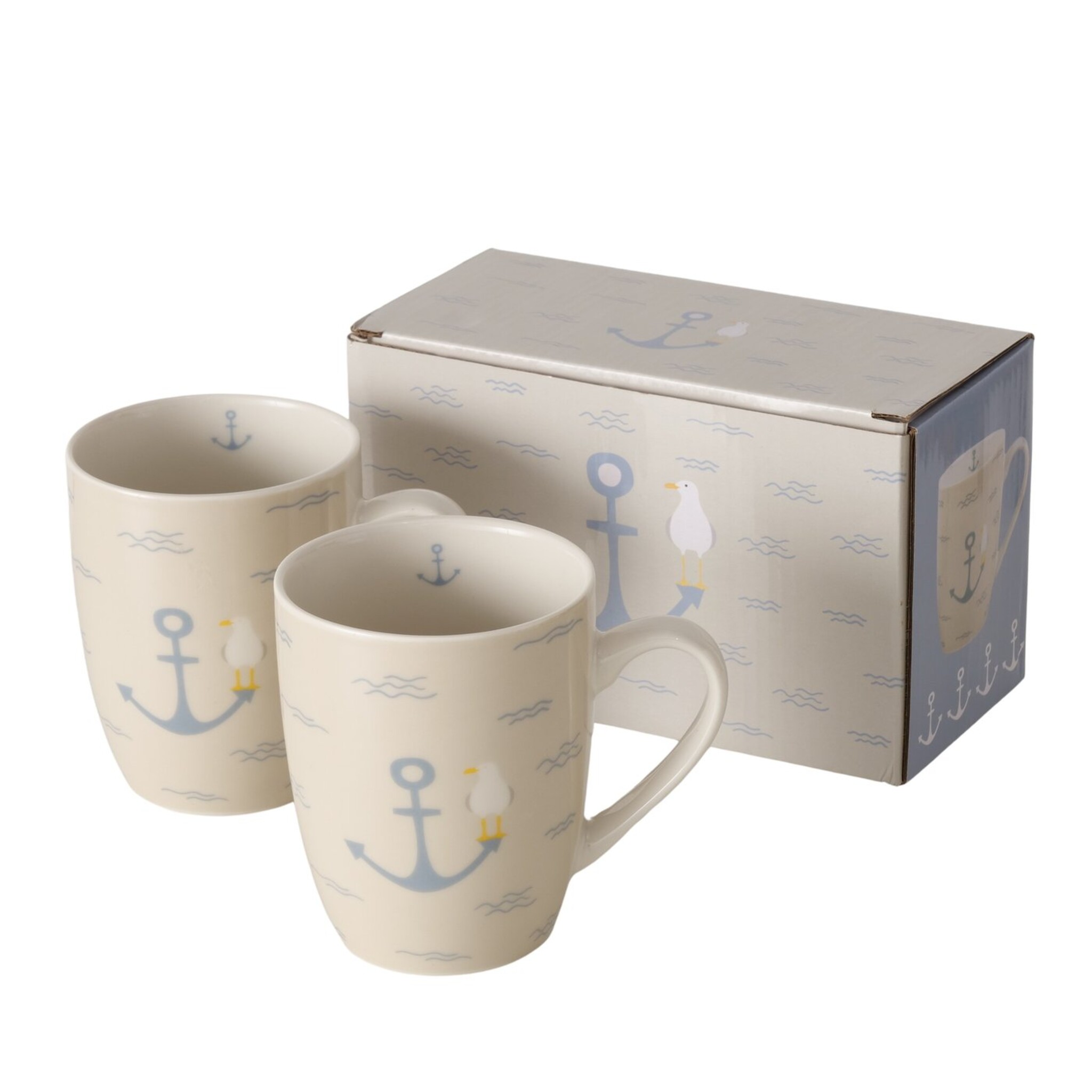 Becher Hallig 2er, beige 