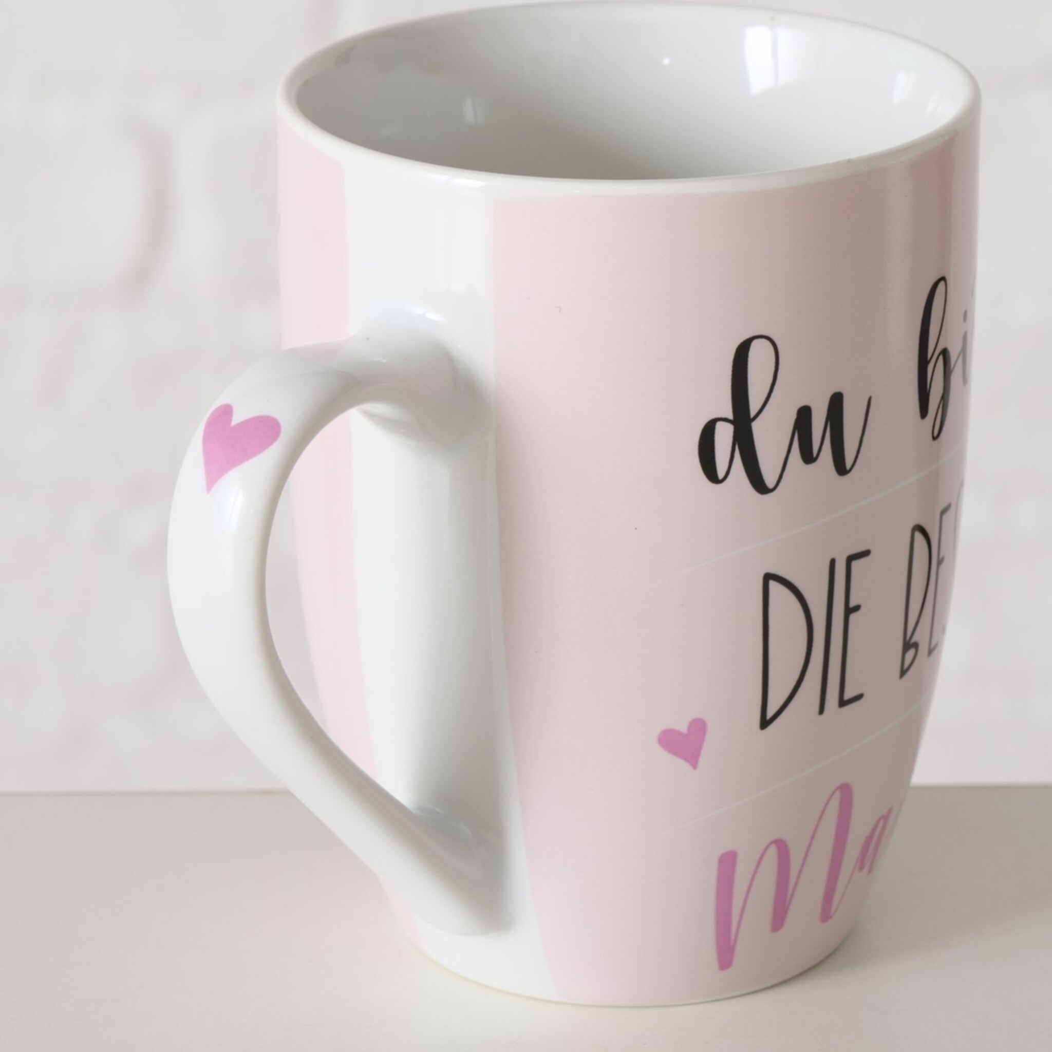 Becher beste Mama, 2er Set, rosa