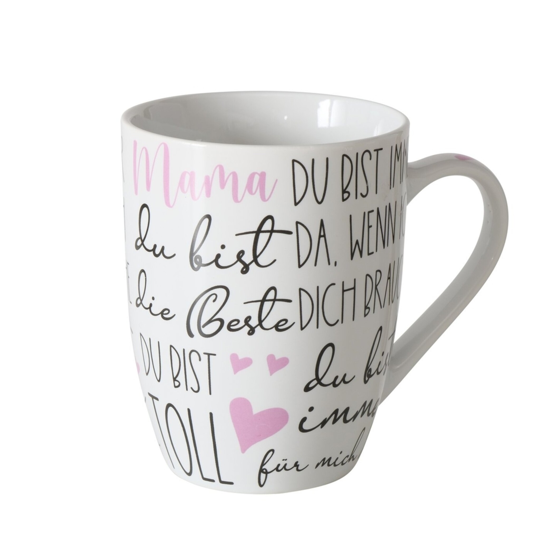 Becher beste Mama, 2er Set, rosa