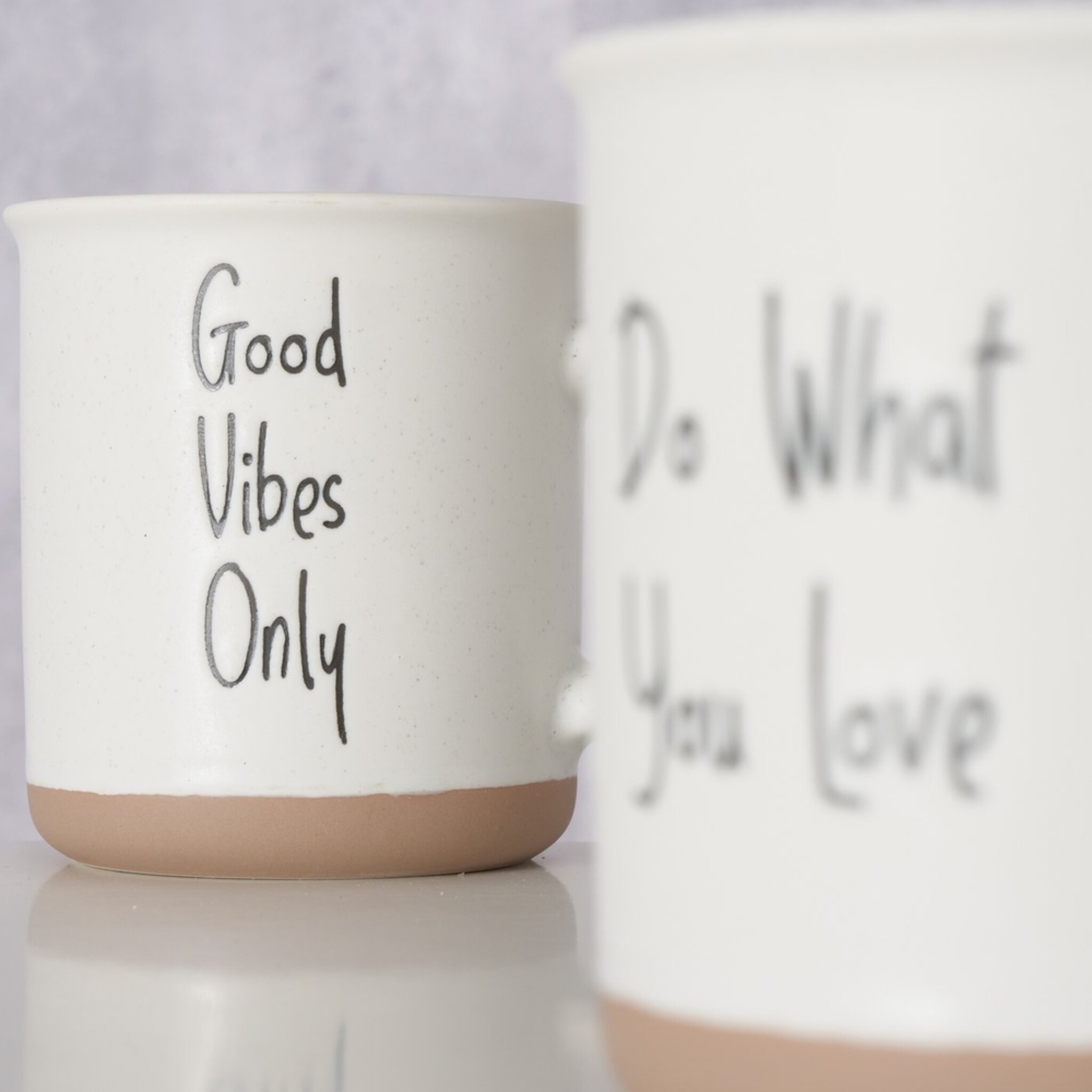 Becher Vibo 2er Set, creme 