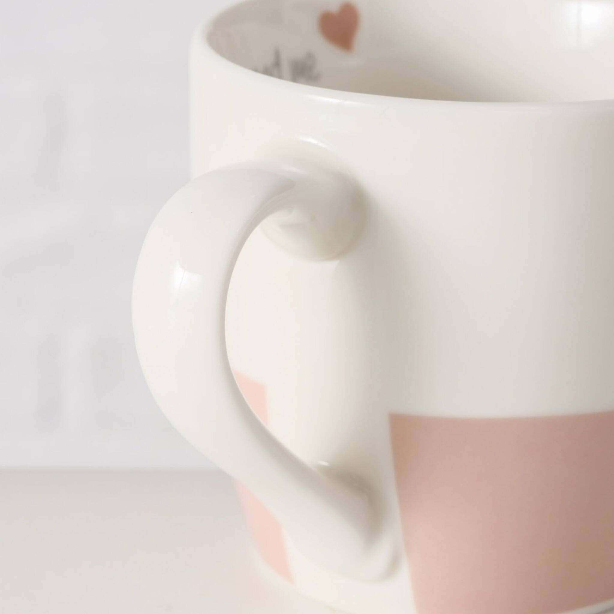 Becher You&Me, 2er Set, weiss 