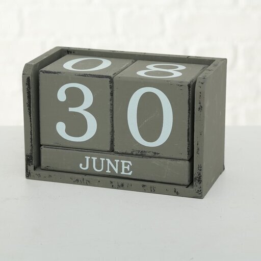 Blockkalender aus Holz, diverse