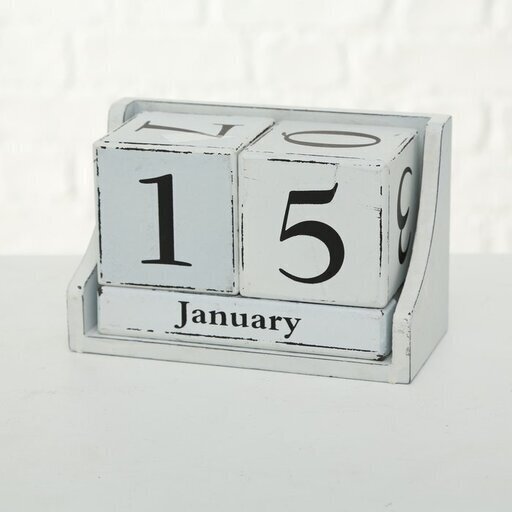 Blockkalender aus Holz, diverse
