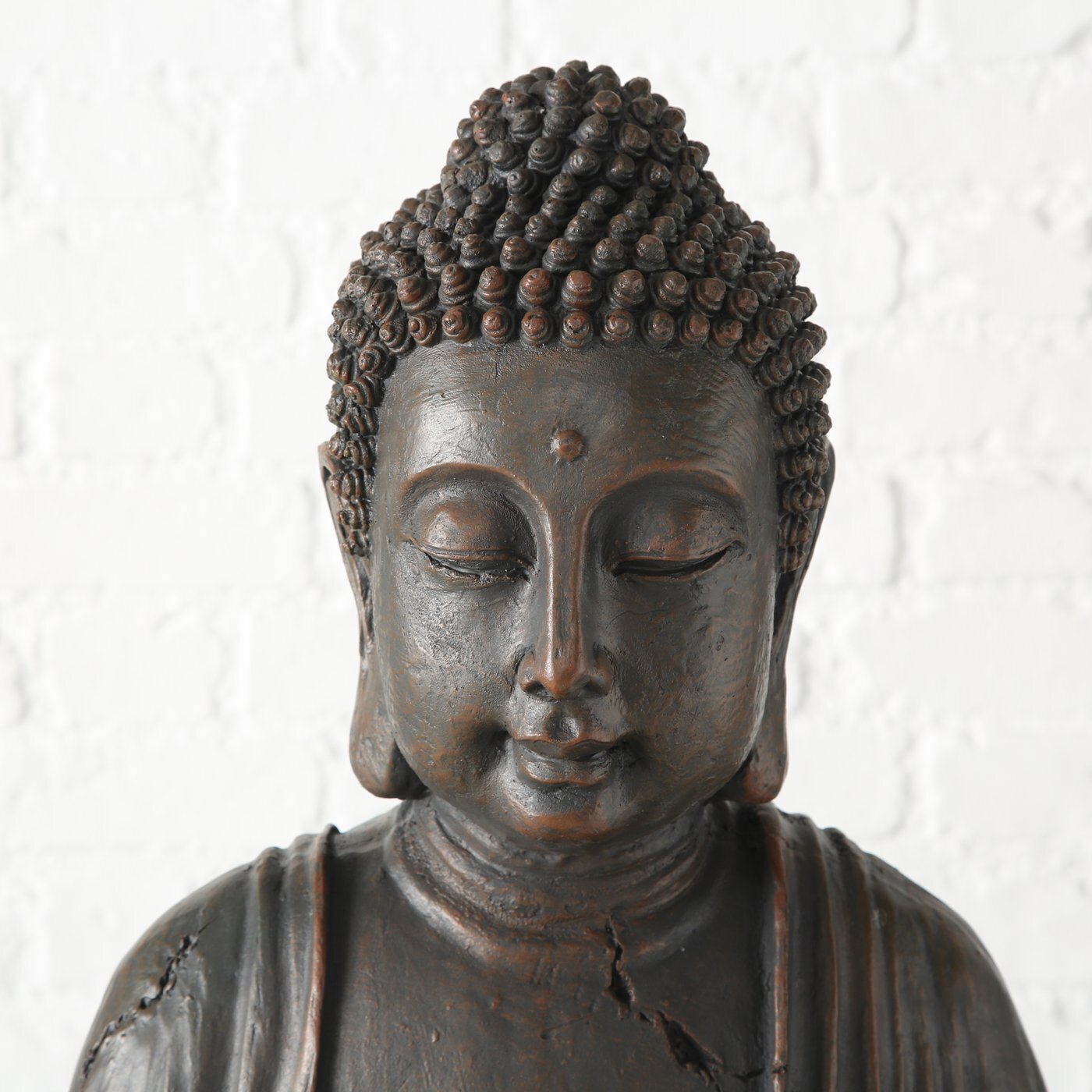 Buddha Figur, braun 