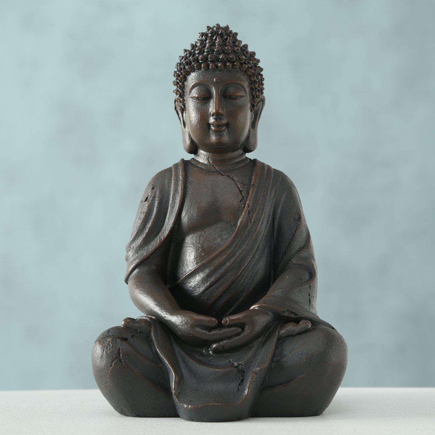 Buddha Figur klein, braun 