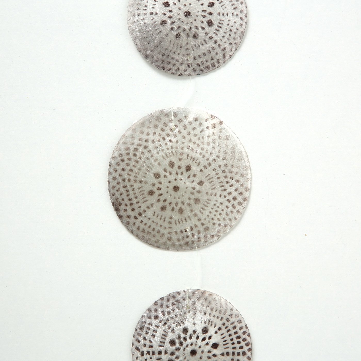 Capiz Girlande Perlmutt, weiss 