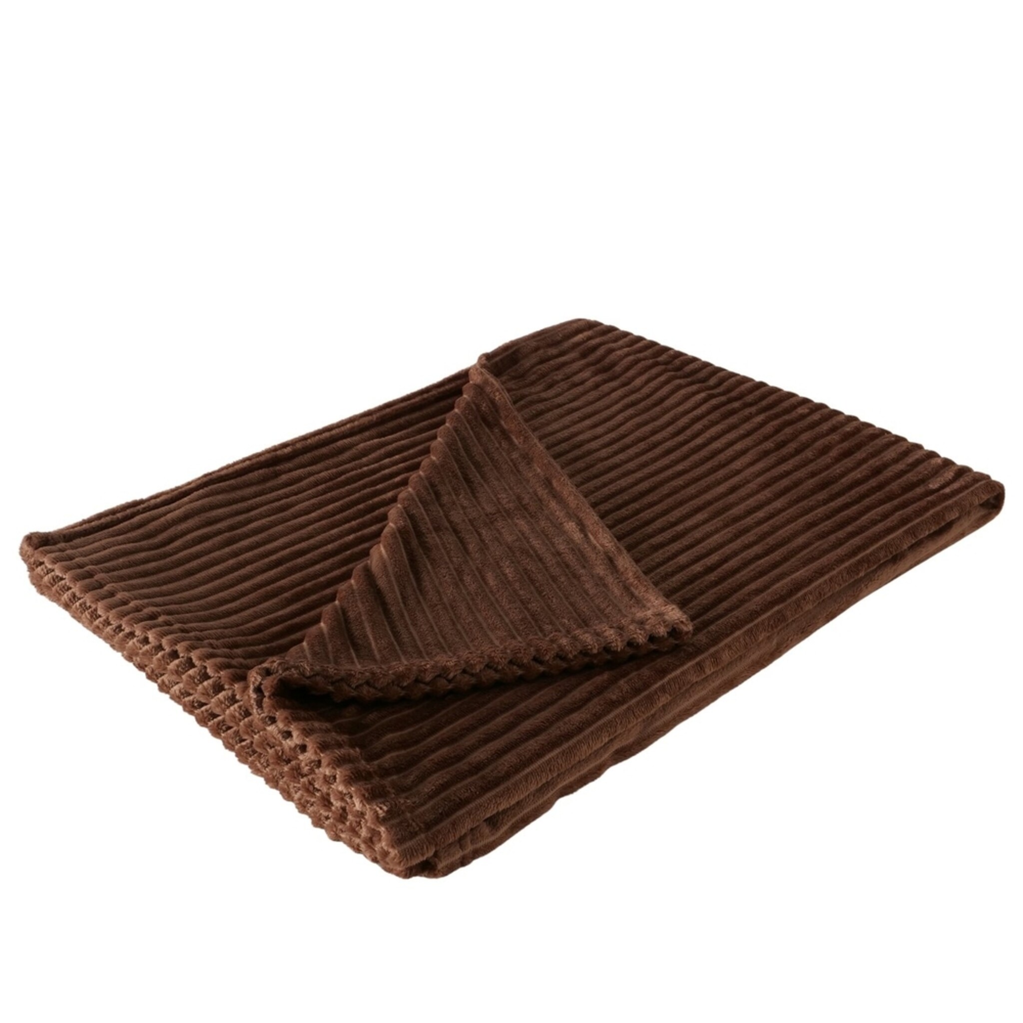 Decke Hygge, dunkelbraun 