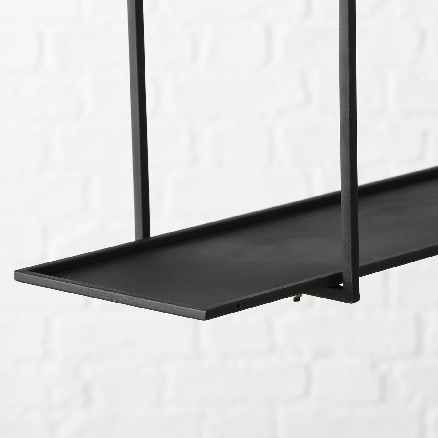 Deckenregal Fensterregal Fridolin, schwarz 