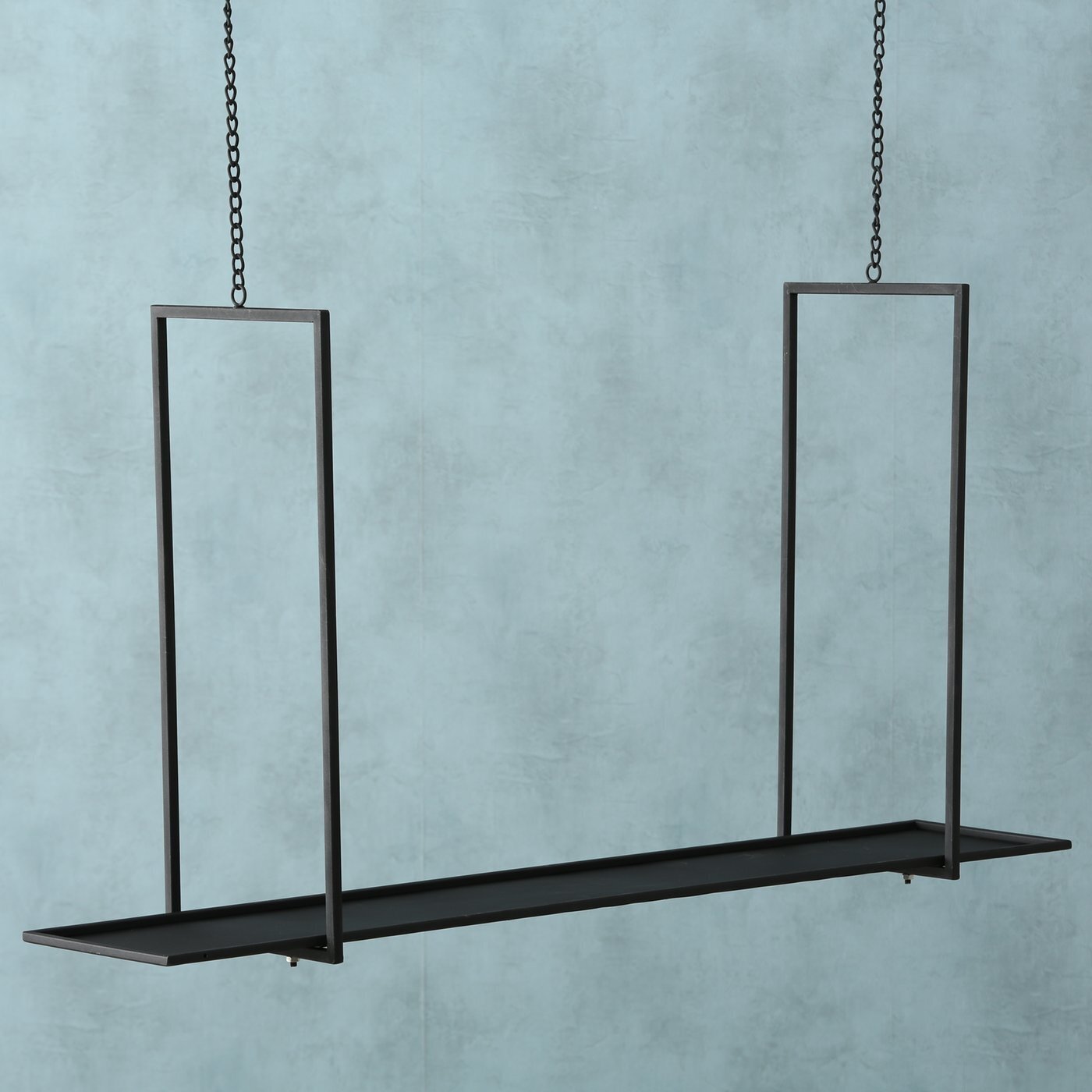 Deckenregal Fensterregal Fridolin, schwarz 