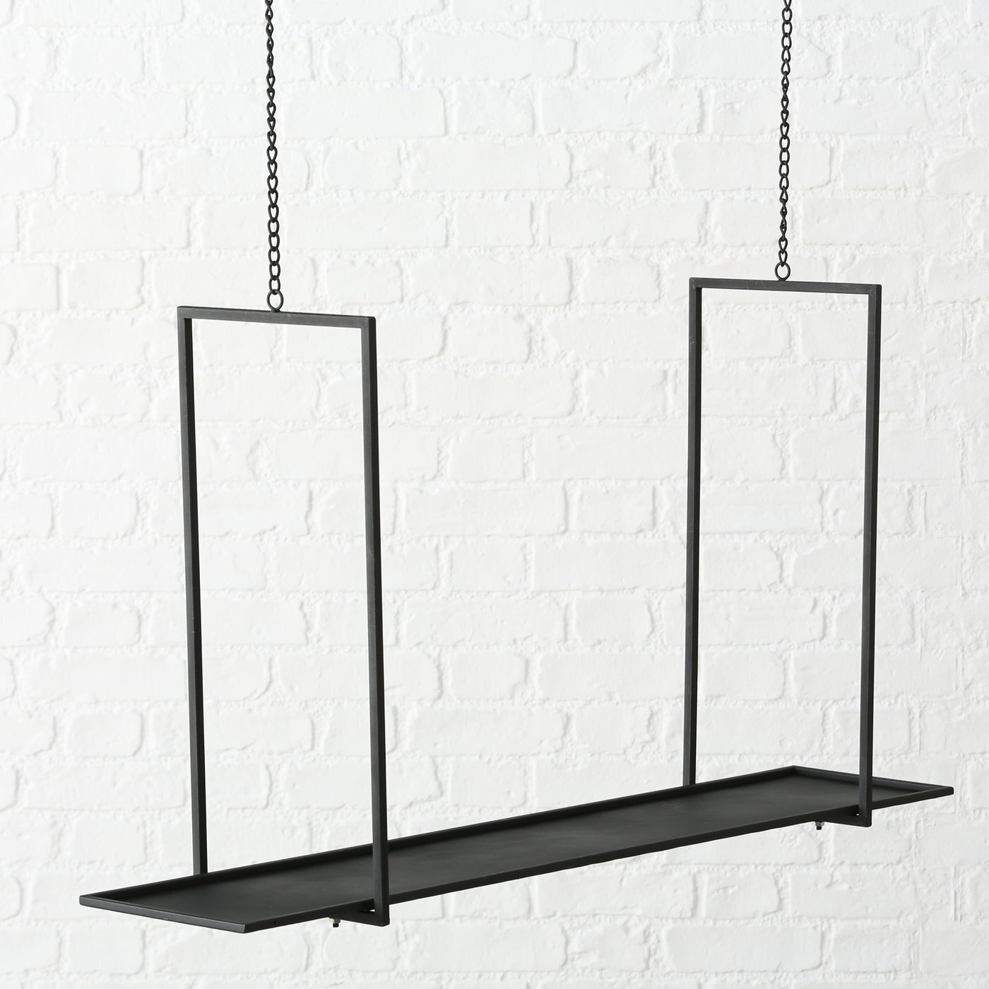 Deckenregal Fensterregal Fridolin, schwarz 