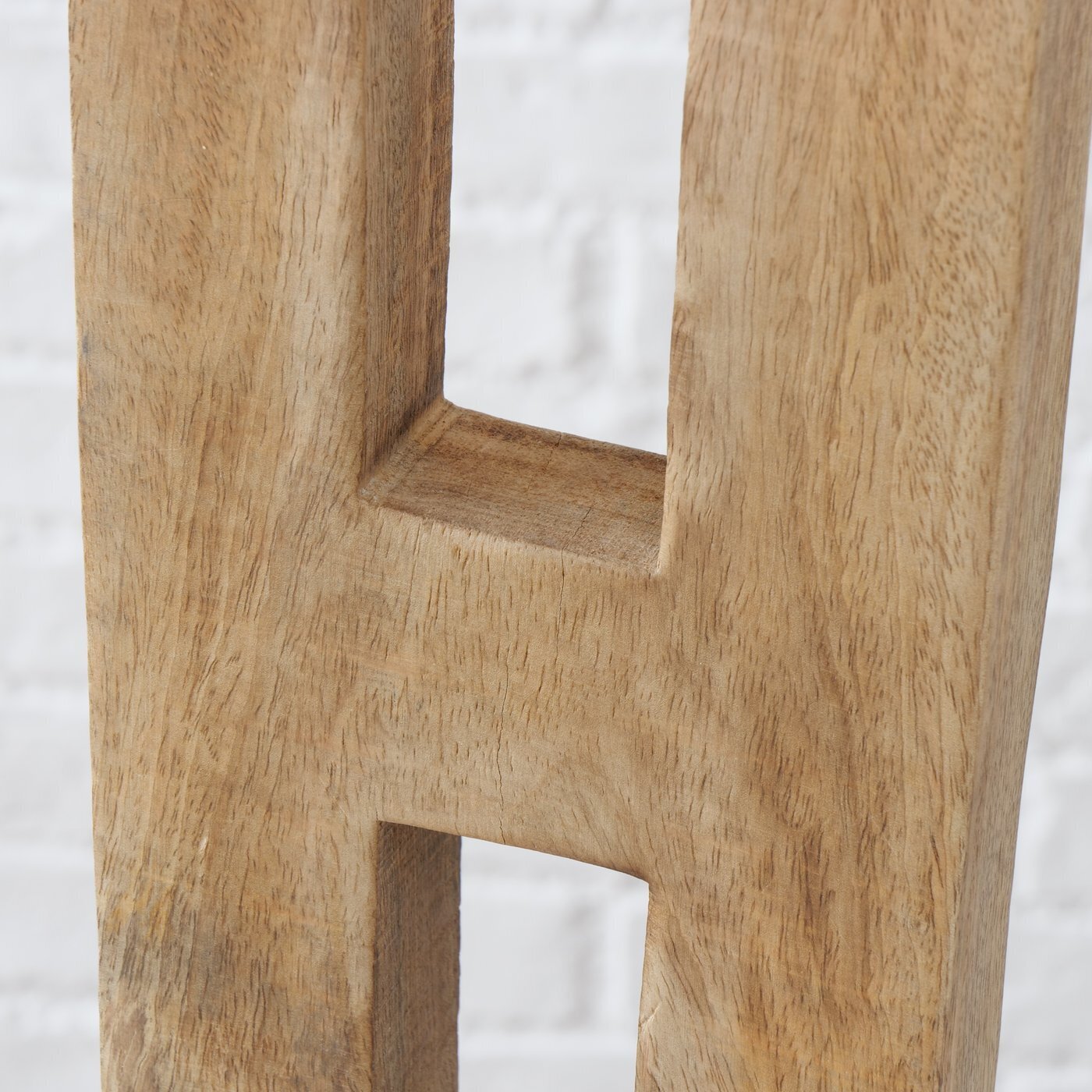 Deko Schriftzug HOME Mangoholz, natur 