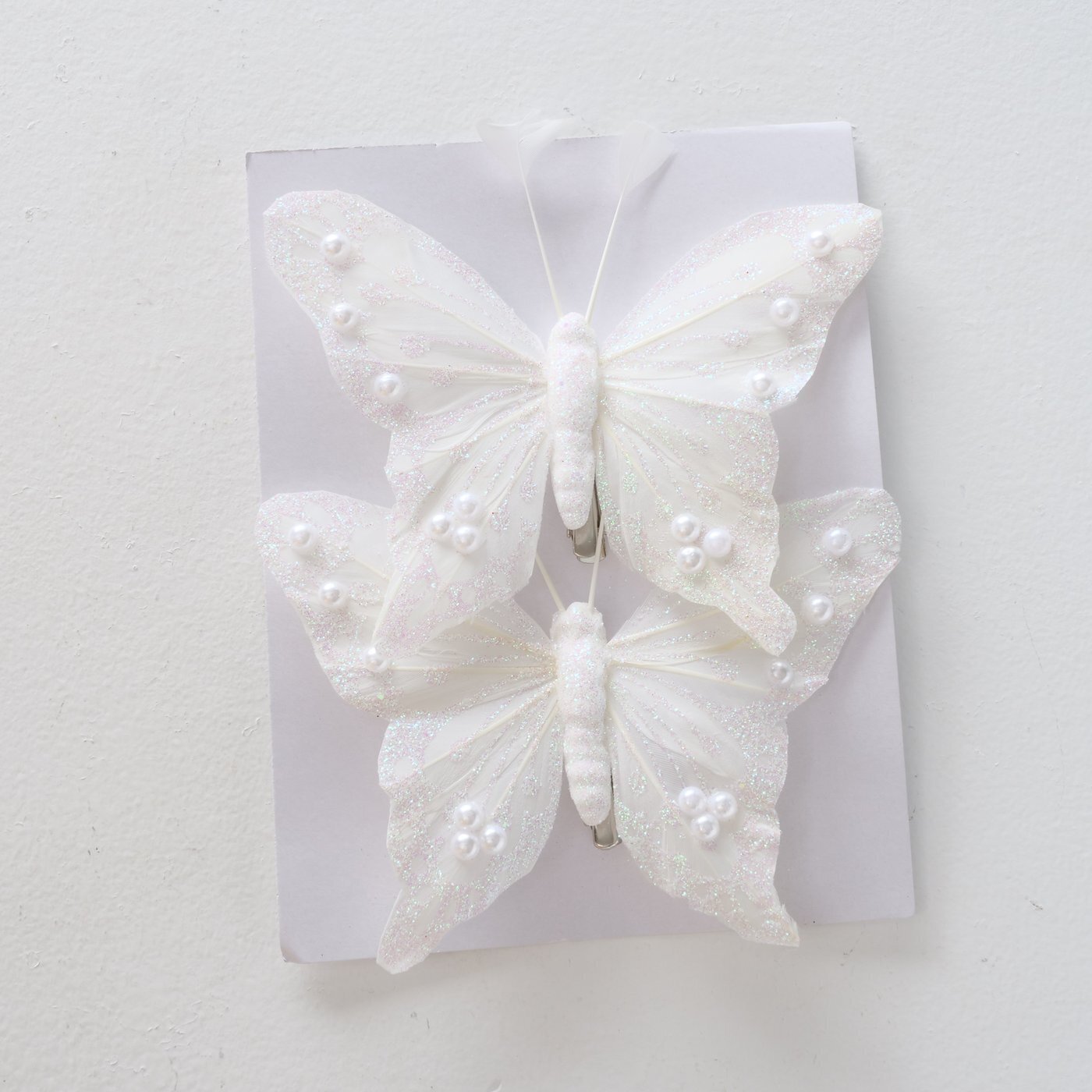 Dekoanhänger Florella 2-teilig, weiss 