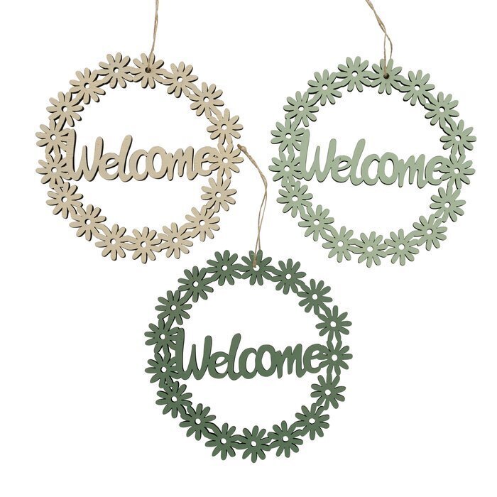 Dekoanhänger Gitta Welcome, diverse 