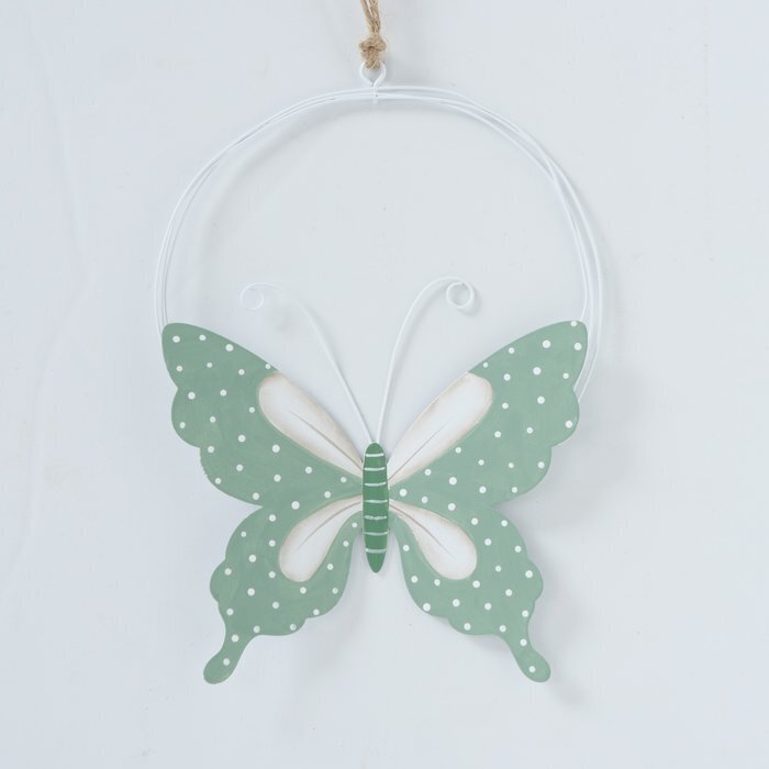 Dekoanhänger Selano mit Ring, grün 