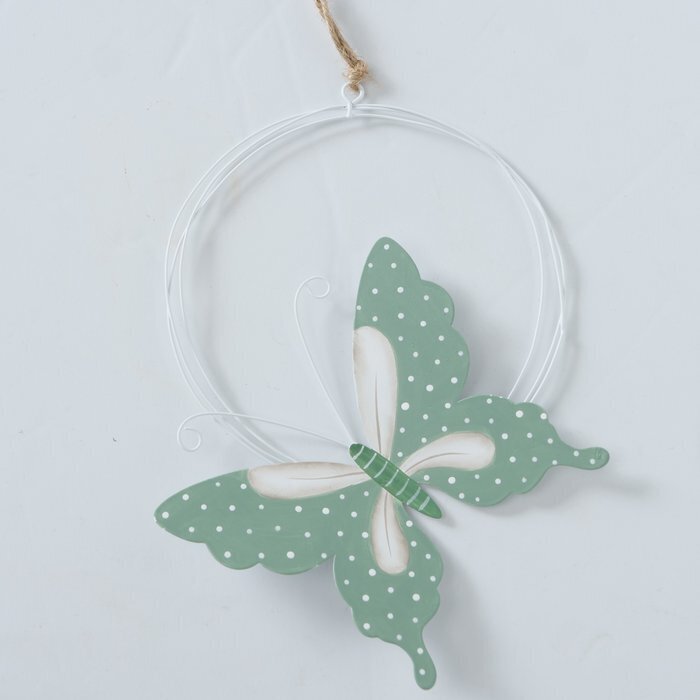 Dekoanhänger Selano mit Ring, grün 