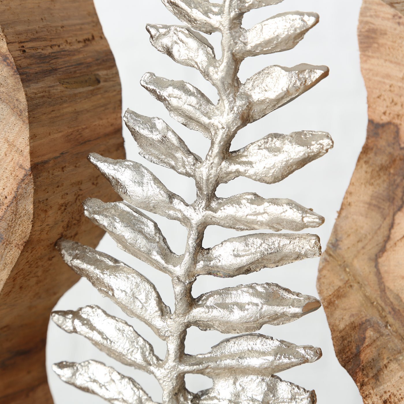 Dekoaufsteller Blatt, natur