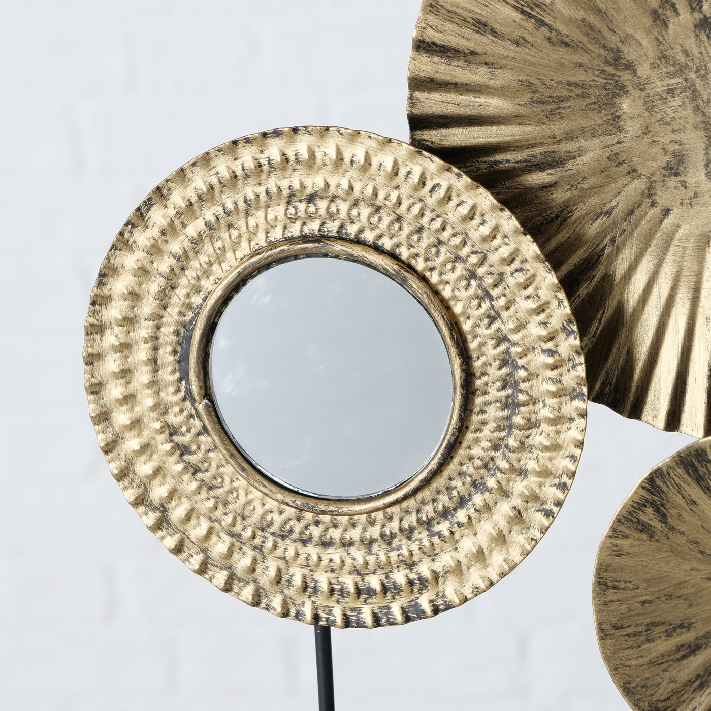 Dekoaufsteller Cavallo Kreise, gold 