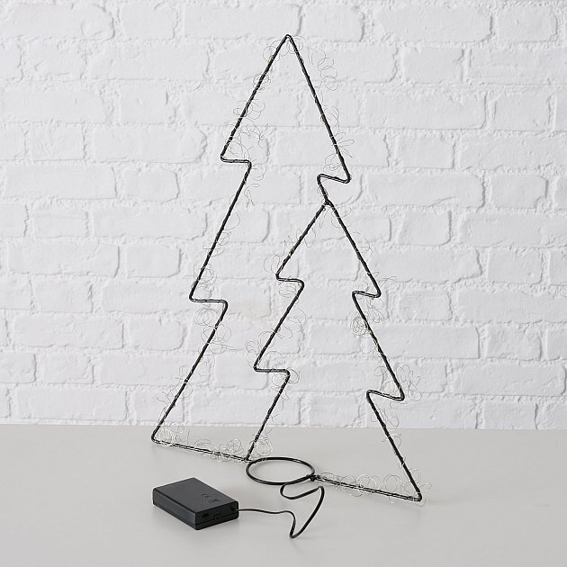 Dekoaufsteller Rhea, schwarz 33 x 5 x 45 cm