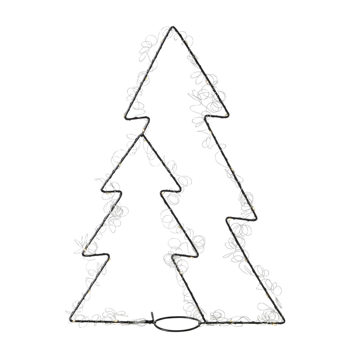 Dekoaufsteller Rhea, schwarz 33 x 5 x 45 cm